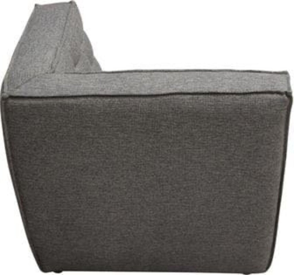 Sculptural Quilted Corner Sectional Lounge Chair