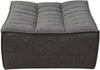 Sculptural Quilted Corner Sectional Lounge Chair