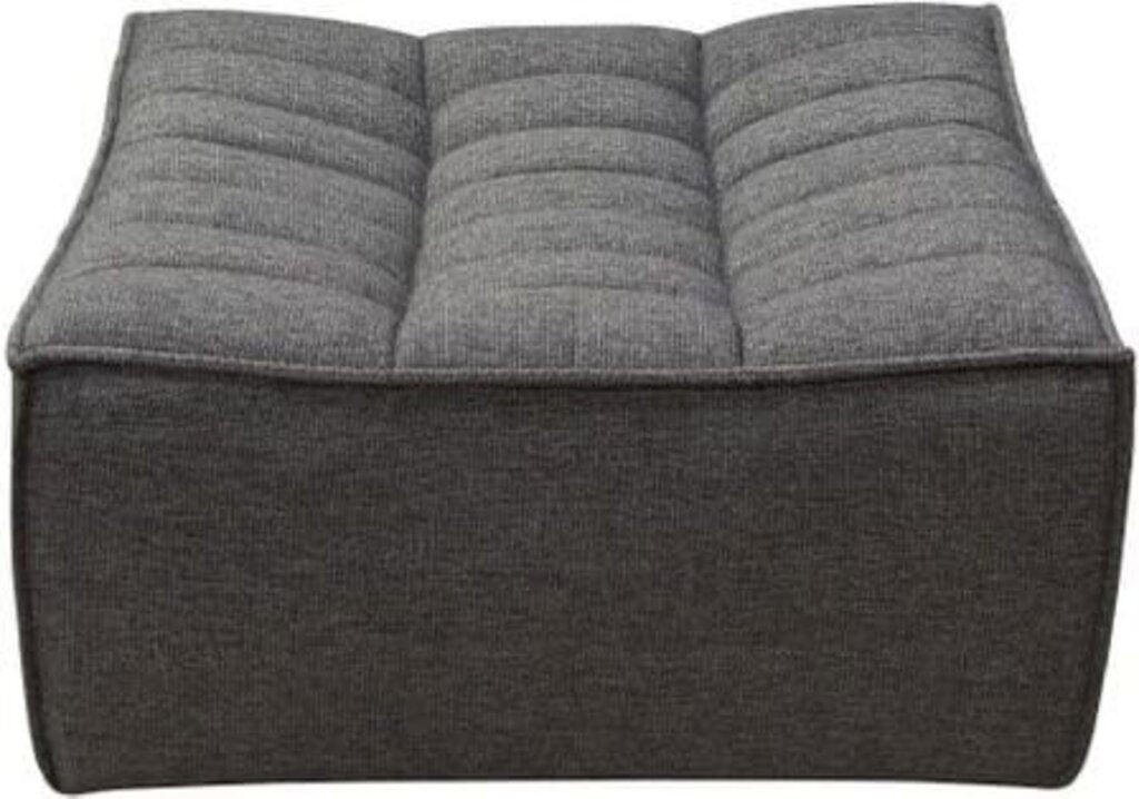 Sculptural Quilted Corner Sectional Lounge Chair