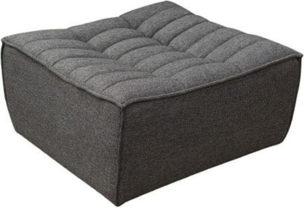 Sculptural Quilted Sectional Ottoman