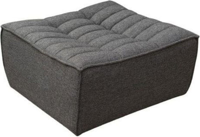 Sculptural Quilted Sectional Ottoman