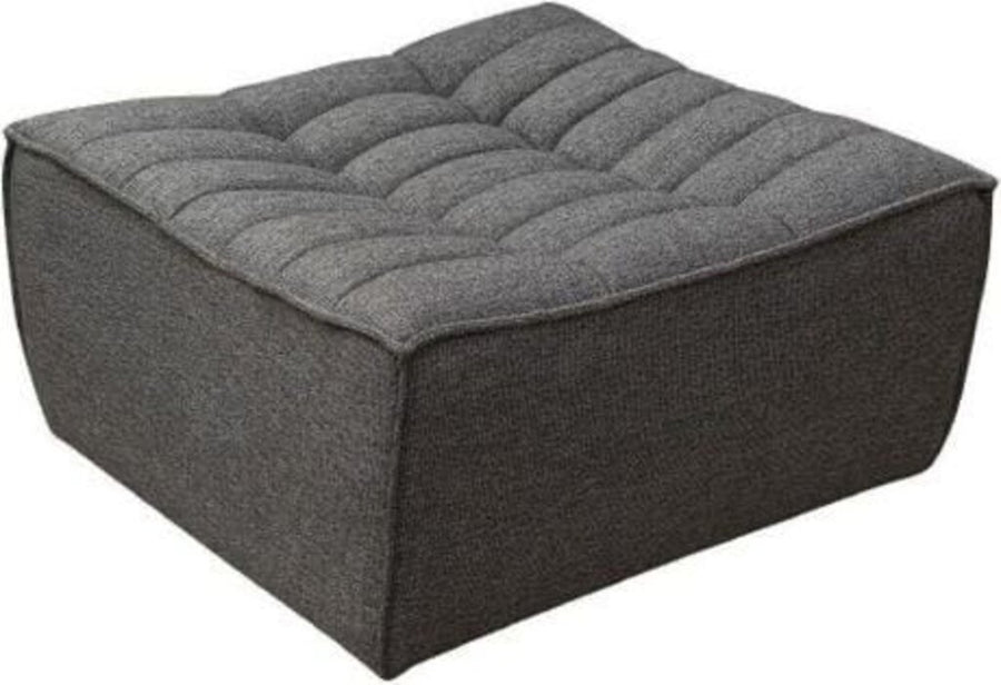 Sculptural Quilted Sectional Ottoman