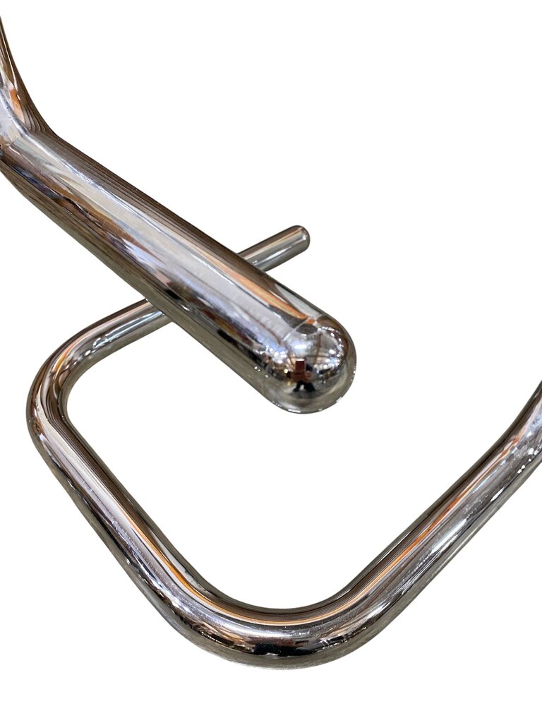 Kinetics Tubular Pair of Chrome Bar Stools (Set of 2)