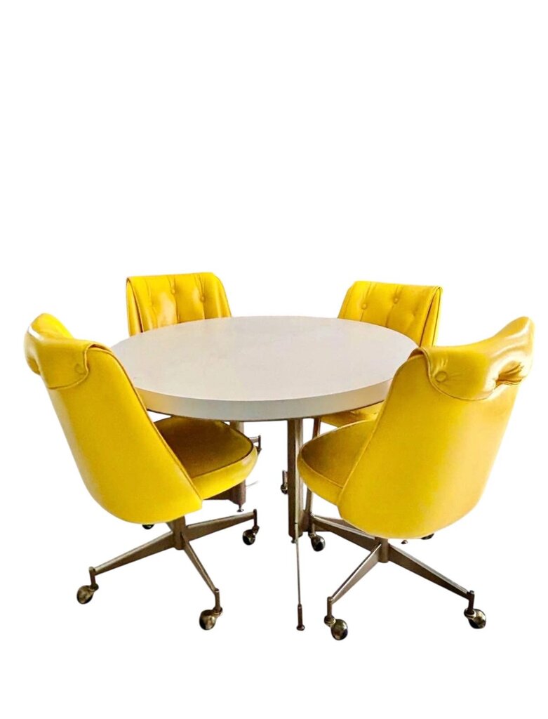 Mid Century 1970"s Kitchen Dining Set by "Douglas Furniture of California"