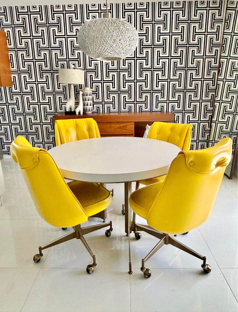 Mid Century 1970"s Kitchen Dining Set by "Douglas Furniture of California"