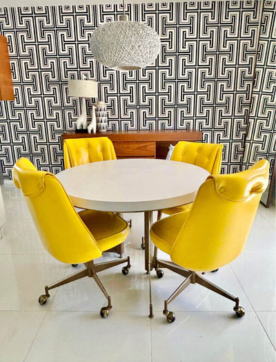 Mid Century 1970"s Kitchen Dining Set by "Douglas Furniture of California"
