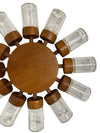 RARE Danish Teak Mid Century Modern Digsmed Revolving Spice Rack