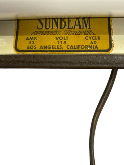 Vintage 1930's Sunbeam Fluorescent Banker's Lamp
