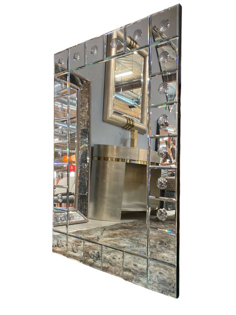 Williams Sonoma Etched Dot Wall Mirror