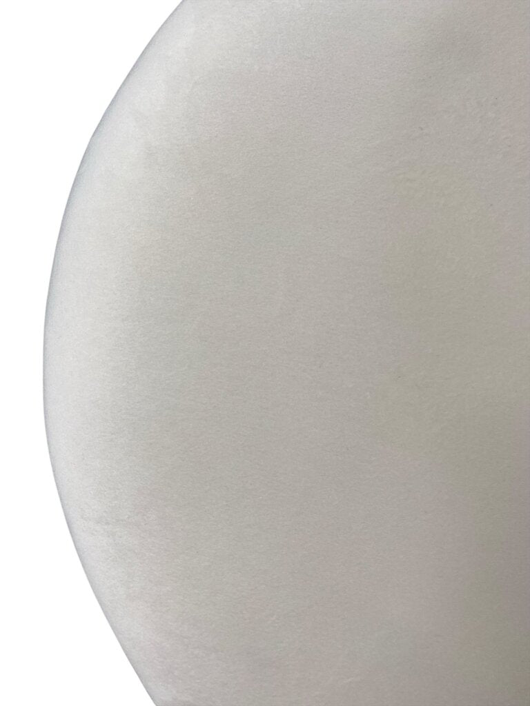 Modern Ivory Velvet Round Back Bar Stool