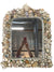 Vintage Hand Made Seashell Mirror