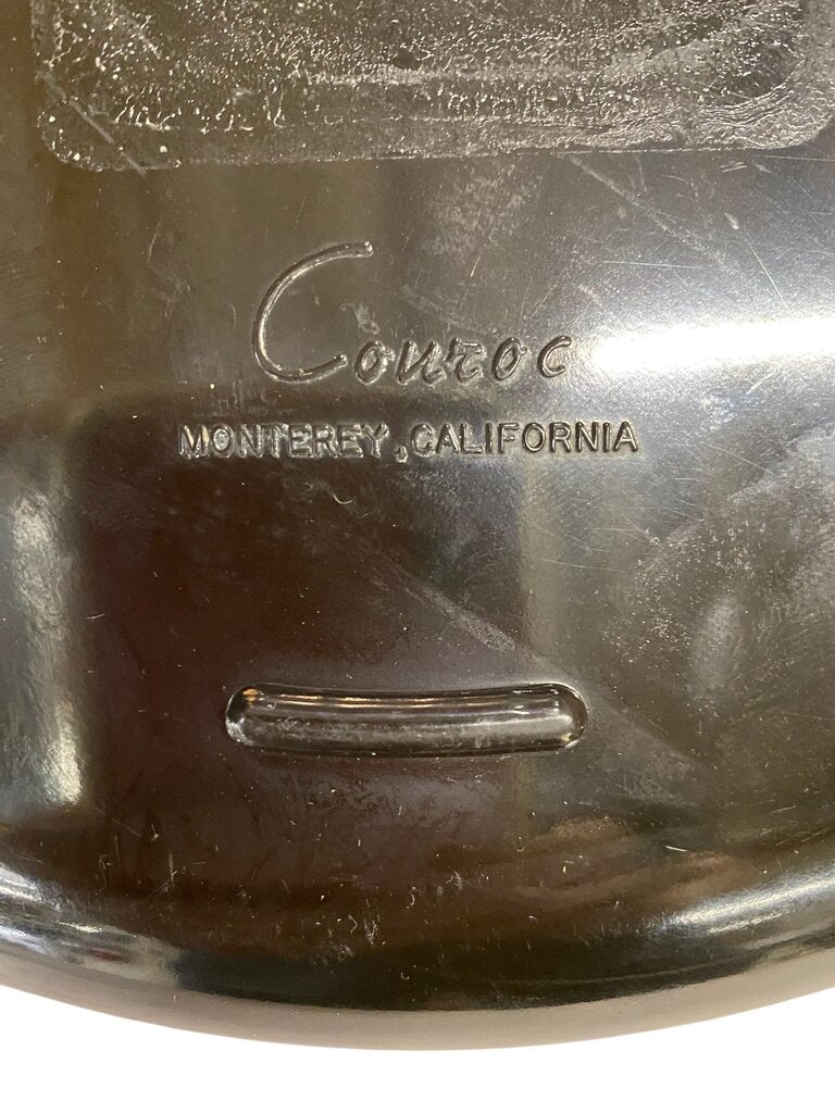 Vintage MCM Couroc of Monterey Inlay Cardinal Plate