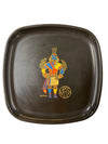 Vintage MCM Couroc of Monterey Inlay Vashina Plate