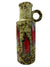 MCM West German Scheurich Ceramic Vase 401/28 in Pale Green and Red