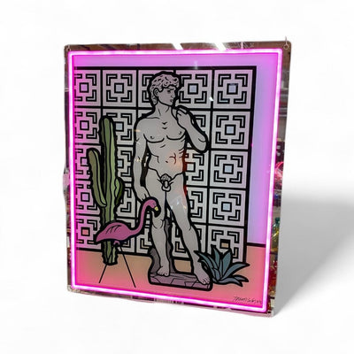 Trevor Wayne LED Neon David in Palm Springs