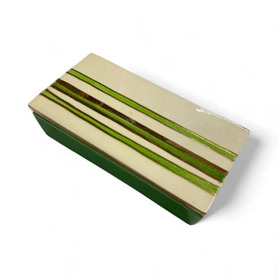 Bitossi Netter Avocado Green Mid Century Italian Ceramic Box