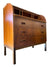 Danish Modern Mid Century Rosewood Roll Top Desk (working key)