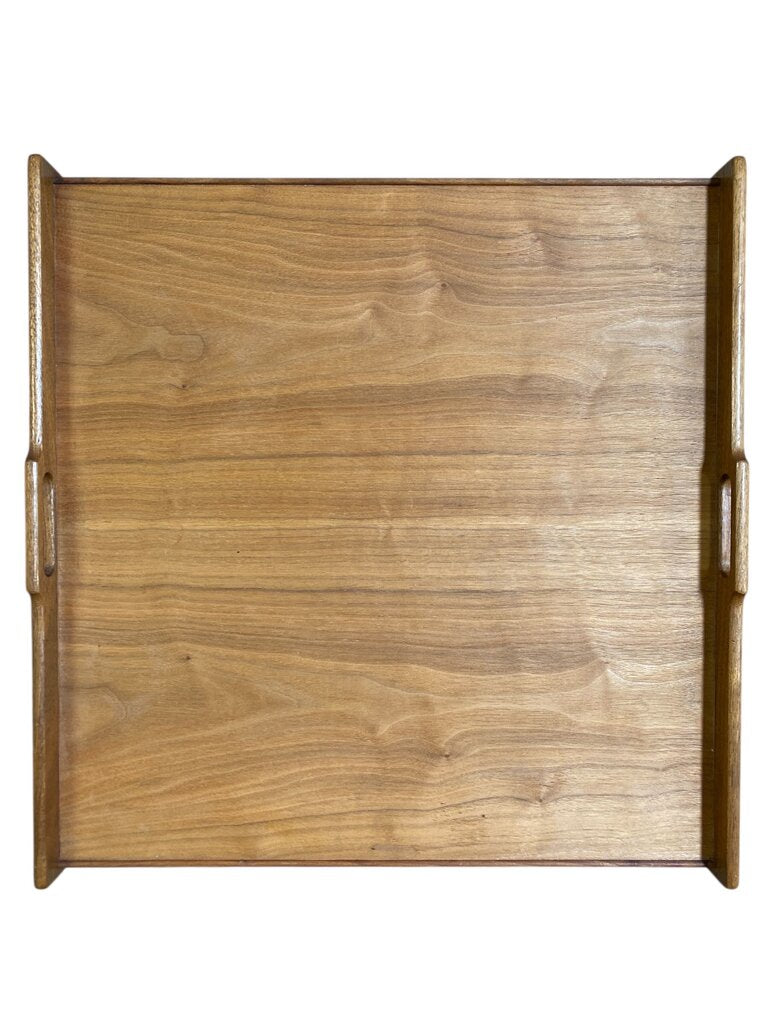 UBER RARE Drexel Kipp Stewart Walnut Tray End Table - Exceptional!