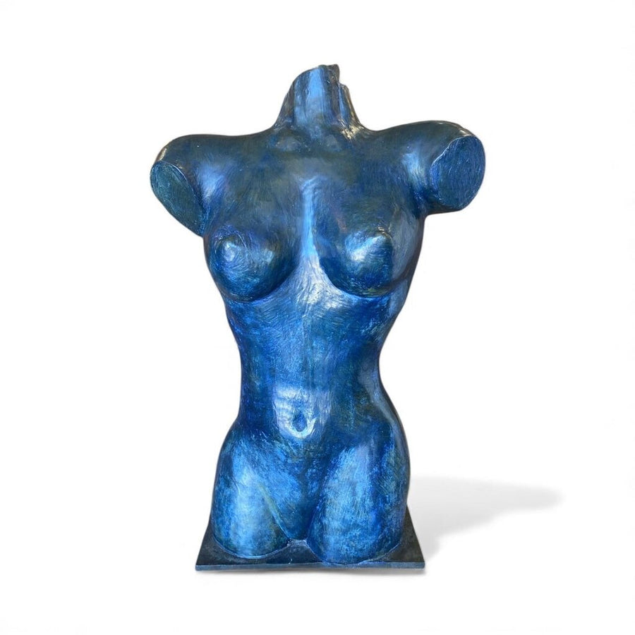 Vintage "David Hume" Brass Lady Statue