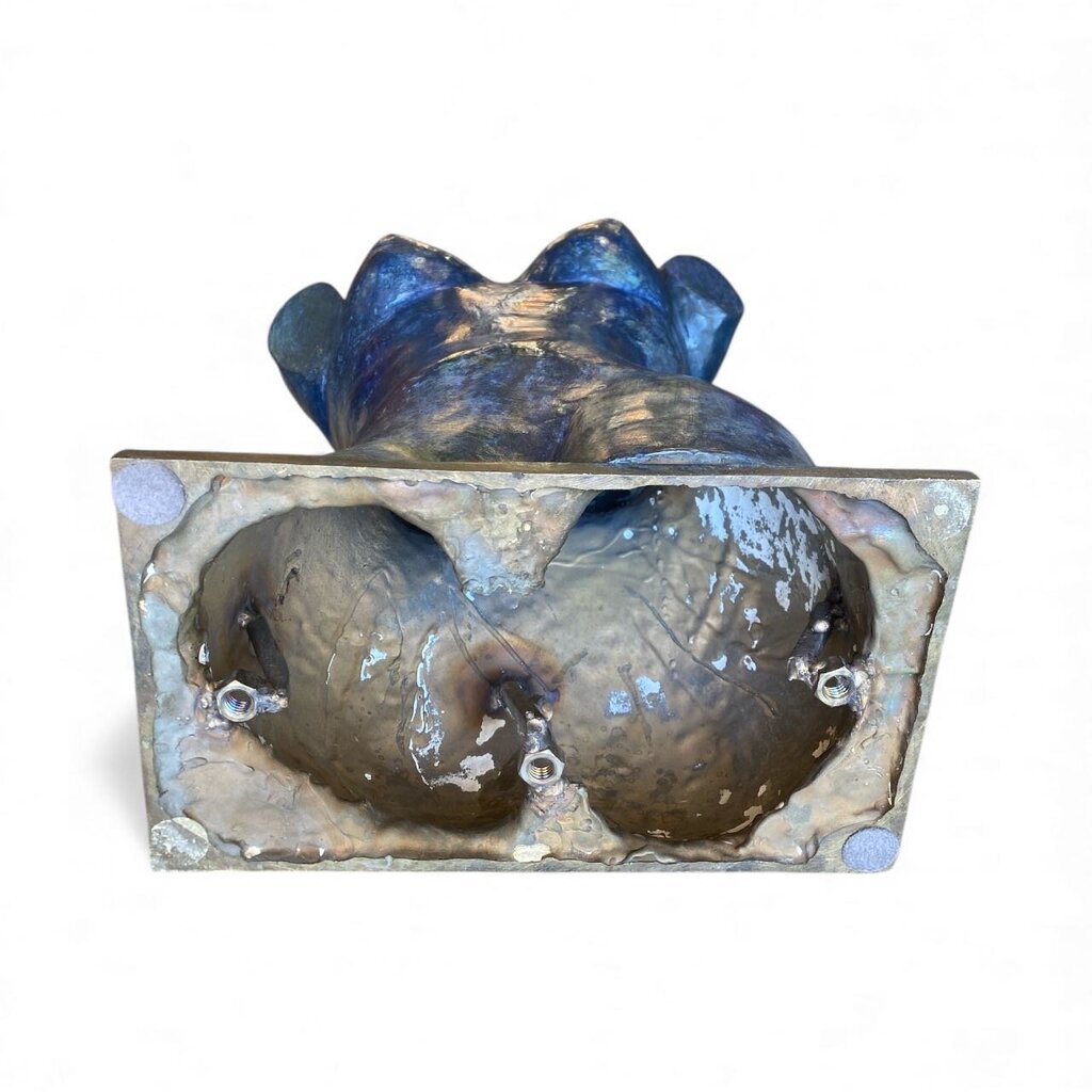 Vintage "David Hume" Brass Lady Statue