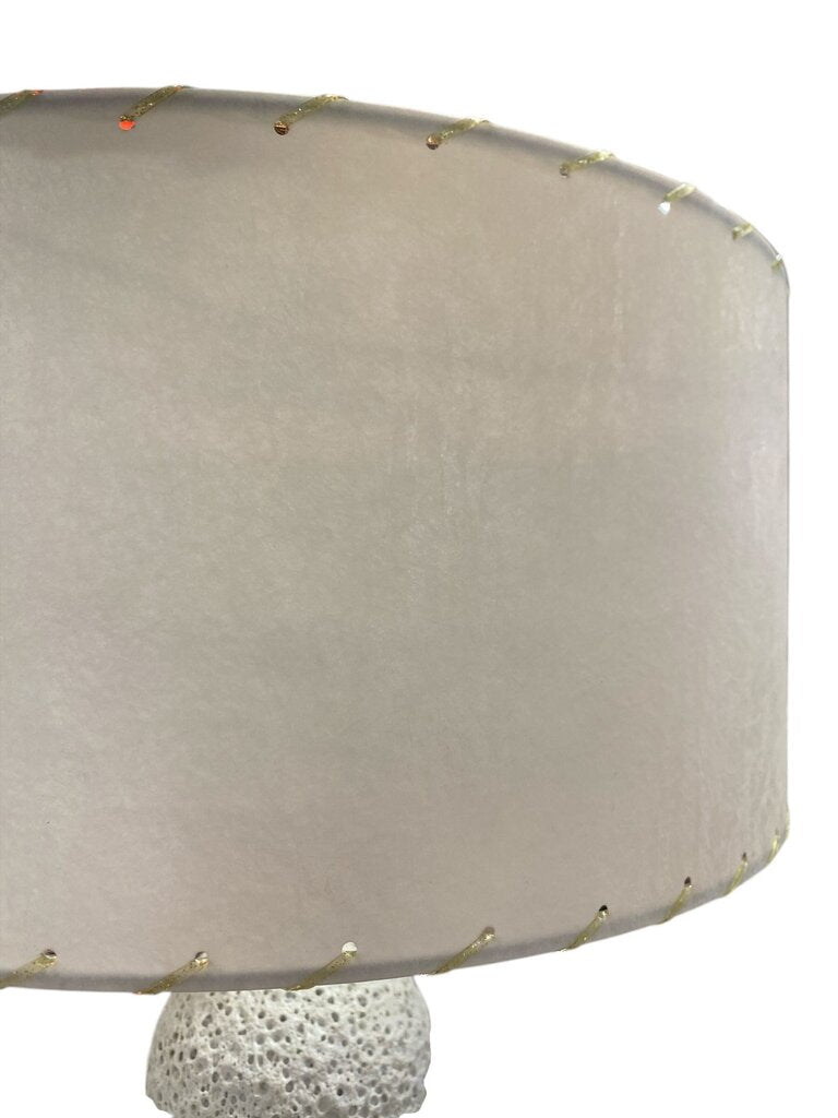 Rocket to the Moon Lamp with Custom Handmade Shade