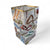 Seletti Toilet Paper Tall Square Glass Vase In Neutrals by