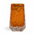70's Orange Coffin Glass vase by Geoffrey Baxter for Whitefriars