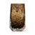 70's Topaz Coffin Glass vase by Geoffrey Baxter for Whitefriars