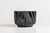 Black Tiger Lines Bowl w/gold rim by Waylande Gregory