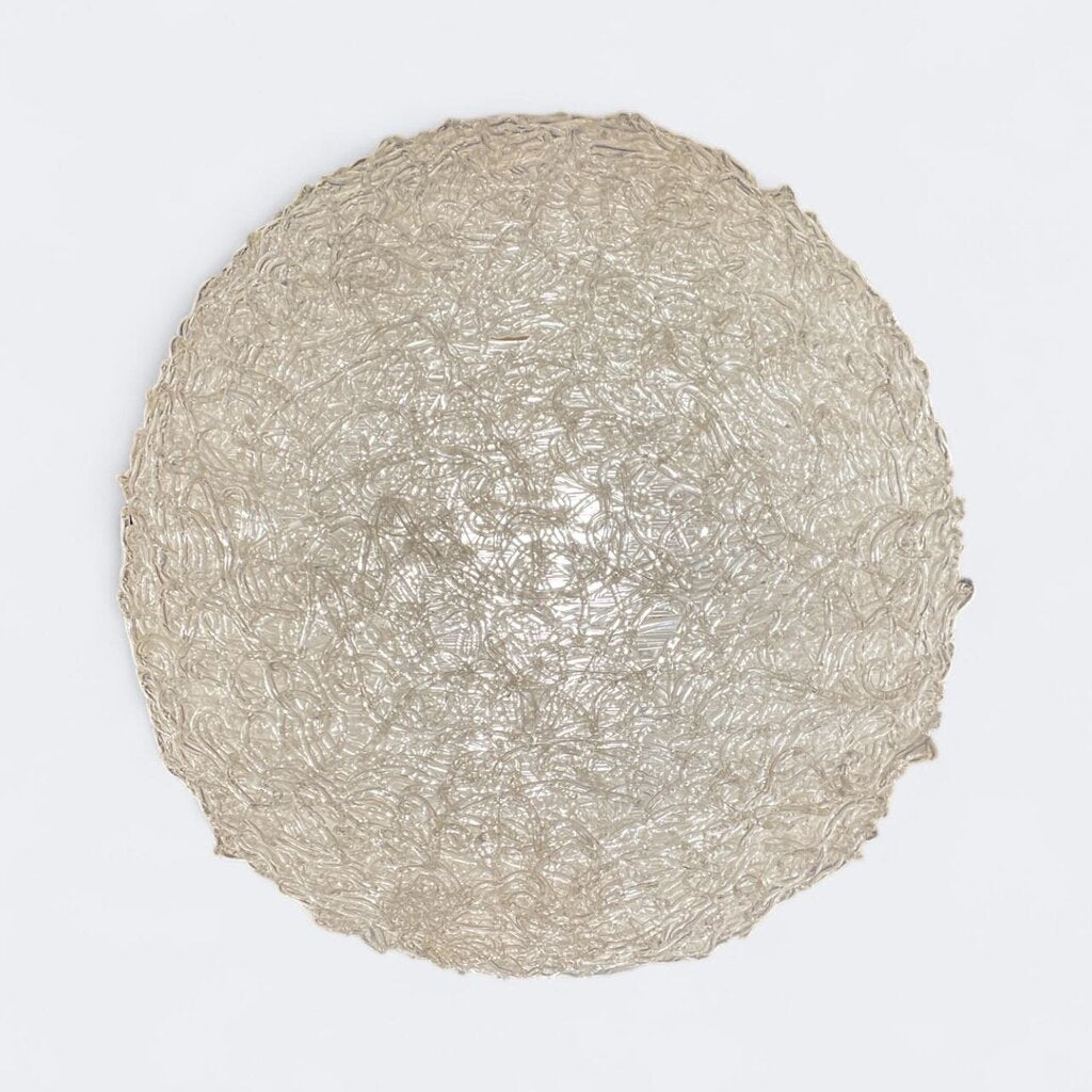 Vintage Spun Lucite Hanging Swag Lamp