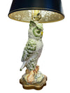 Vintage Ceramic Owl Lamp