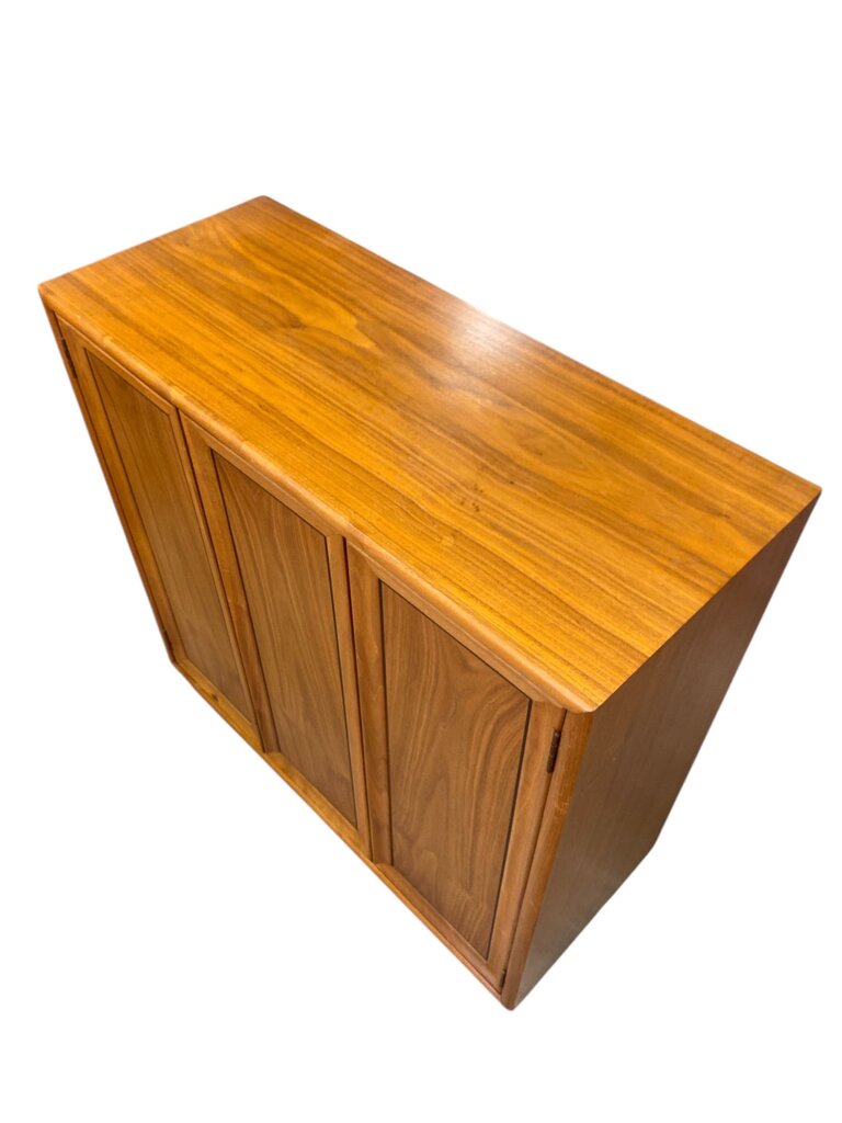 Drexel Walnut Declaration Entry Chest/Console with Hidden Set of Drawers - SUPER NICE