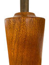 Danish Modern Pair of Solid Teak Lamps (Set of 2)