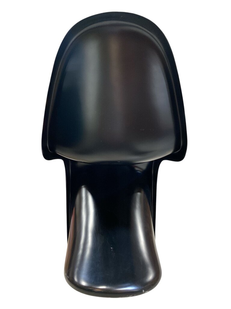 Vintage Black Fiberglass Panton Chair