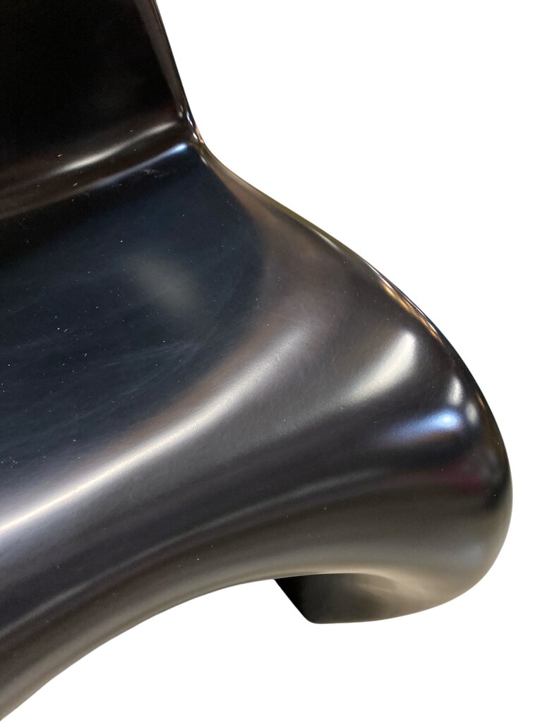 Vintage Black Fiberglass Panton Chair