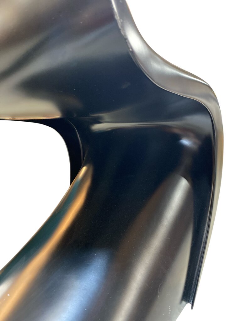 Vintage Black Fiberglass Panton Chair