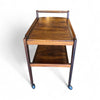 Mid Century Rosewood Serving Cart Circa 1960