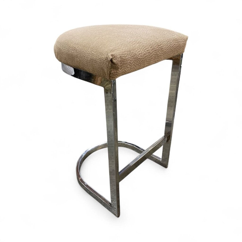 Mid Century Set of 3 Cantilevered Counter Stools