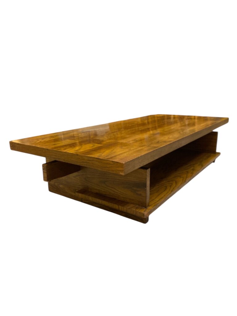 Mid Century Lane #1448 Construction Coffee Table in Oak