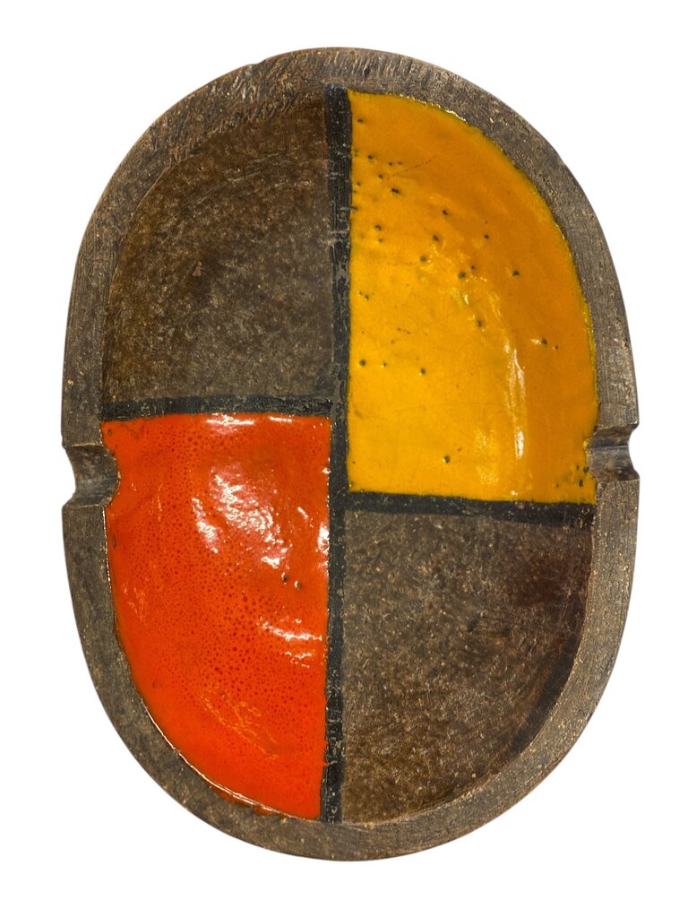 Bitossi MONDRIAN Italian Mid Century Ceramic Ashtray