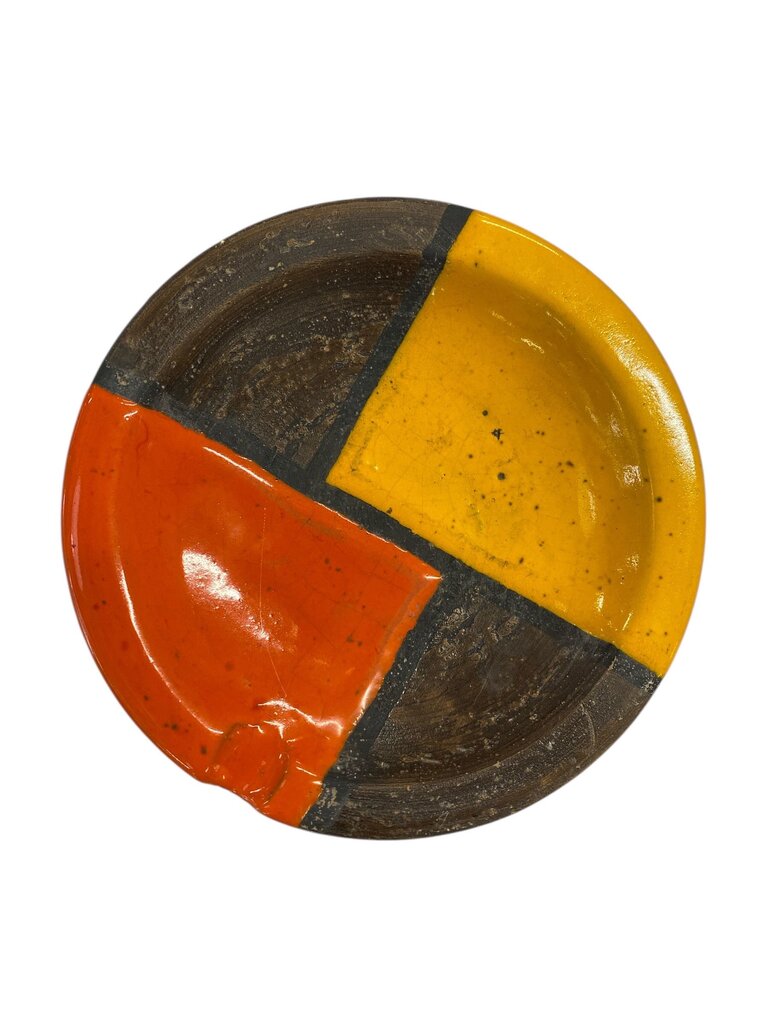 Bitossi MONDRIAN Italian Mid Century Ceramic Ashtray
