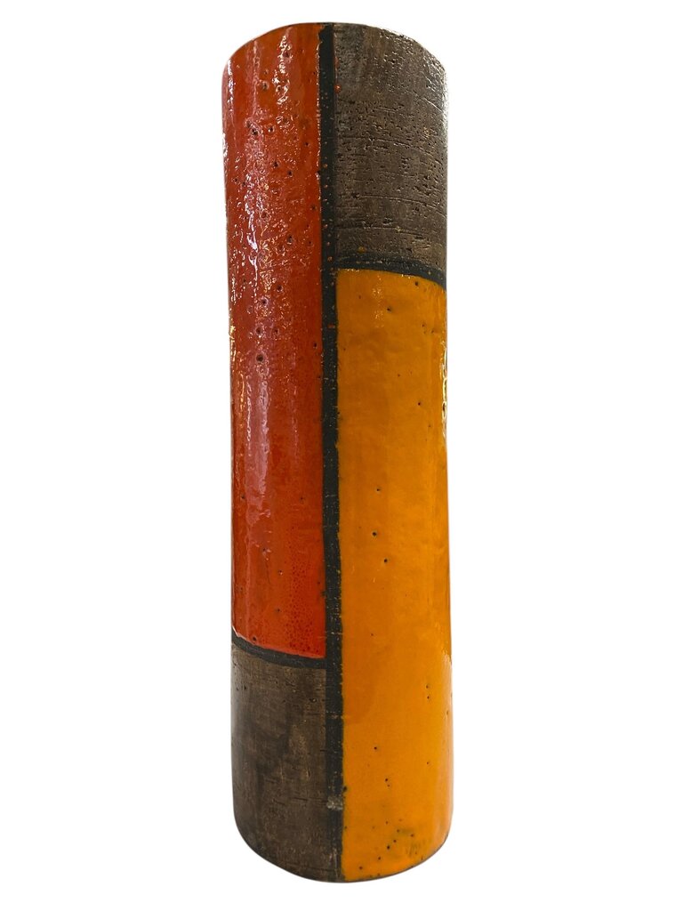 Bitossi MONDRIAN Italian Mid Century Ceramic Vase or Lamp Base