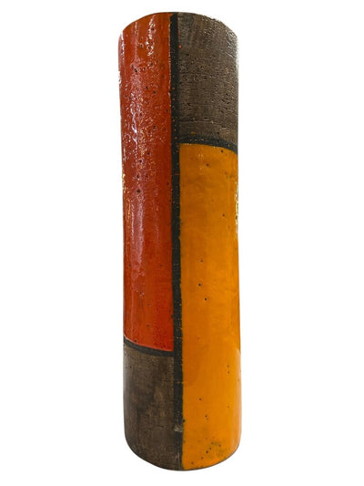 Bitossi MONDRIAN Italian Mid Century Ceramic Vase or Lamp Base