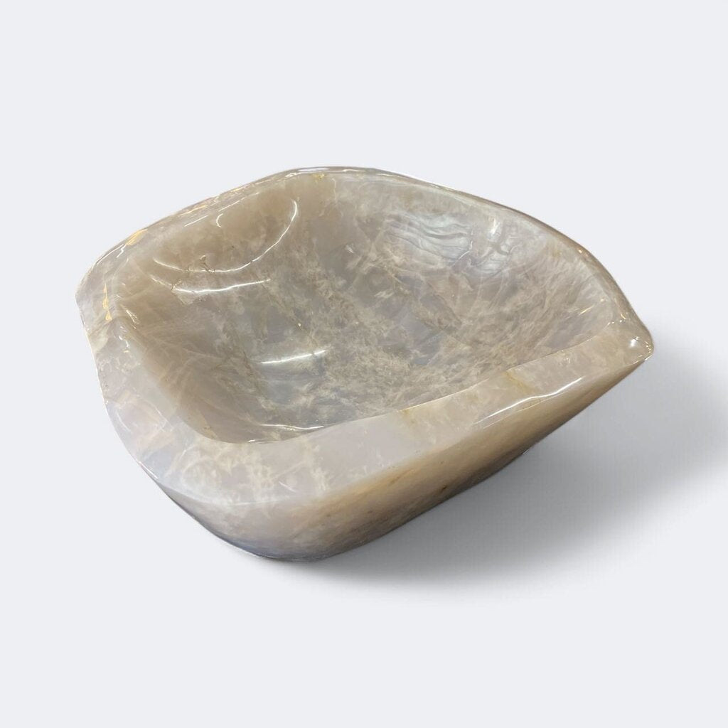 Monumental Polished Agate Bowl