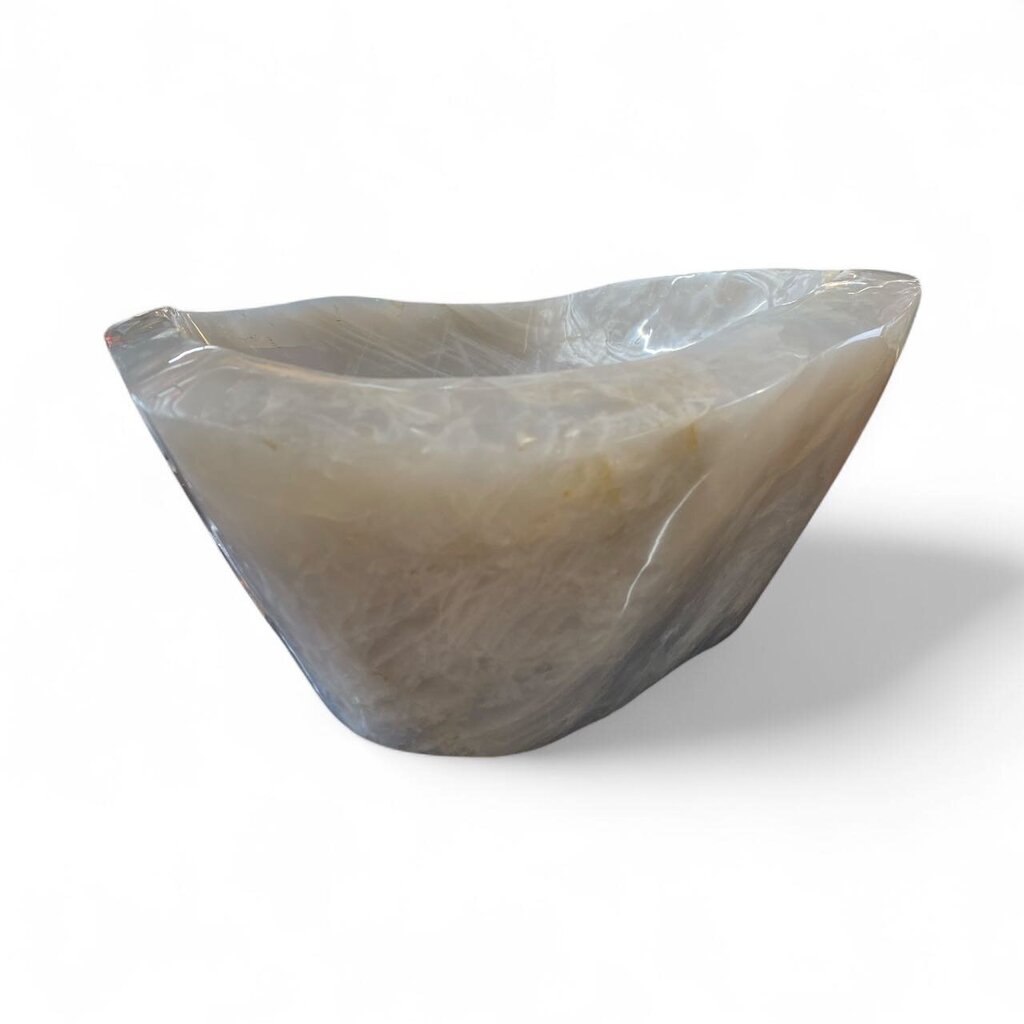 Monumental Polished Agate Bowl