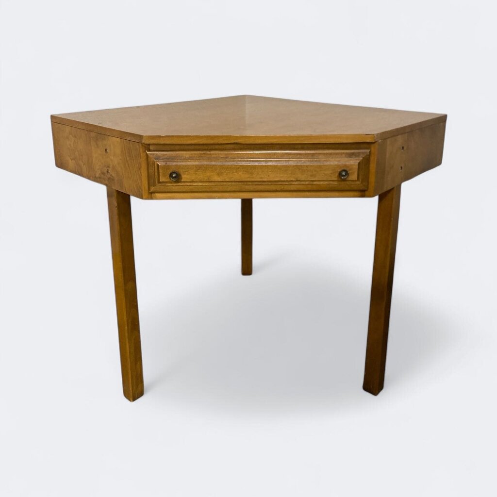 Compact Vintage Corner Desk