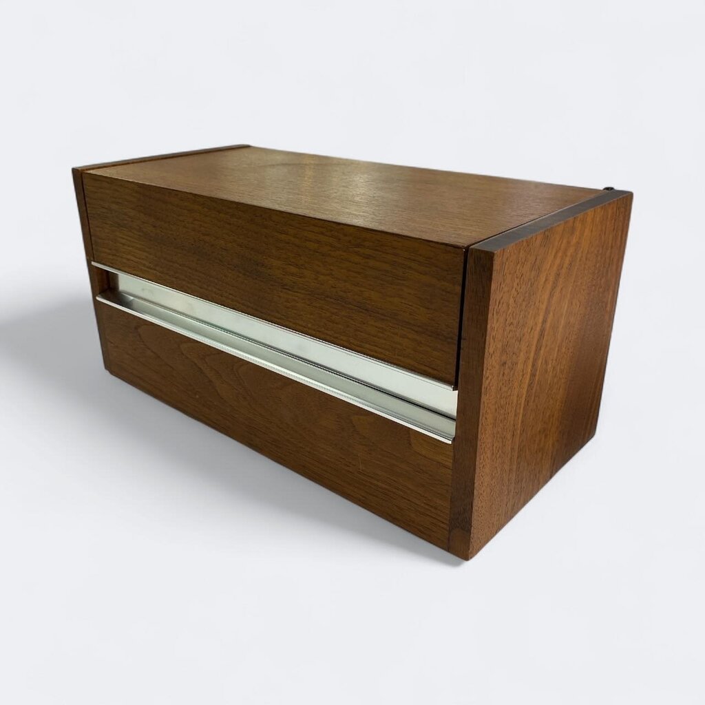 Mid Century Cased Telephone in Walnut