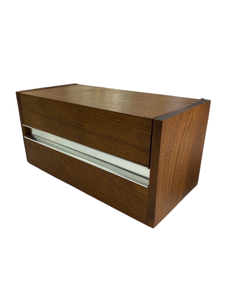 Mid Century Cased Telephone in Walnut