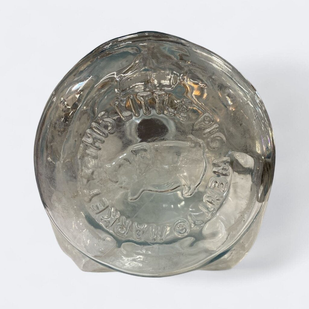 Vintage Libby Glass "This Little Pig Went to Market" r
