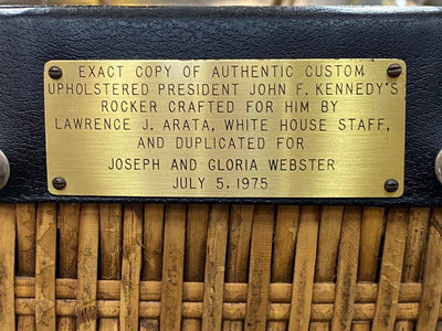 Larry Arata Replica JFK Rocking Chair in Black